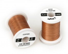 Flat Colour Wire, Ultrafine, Wide, Copper